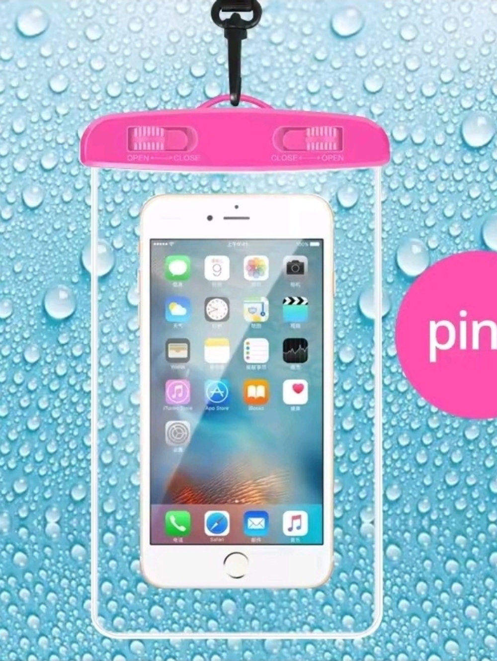 Waterproof Sandproof Underwater Pics Phone Case. Various Colors.